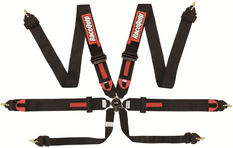 RaceQuip Black FIA CAMLOCK 6pt Pull Down Lap thumbnail 2