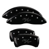 MGP 4 Caliper Covers Engraved Front & Rear Vintage Style/RT Black finish silver ch thumbnail 8