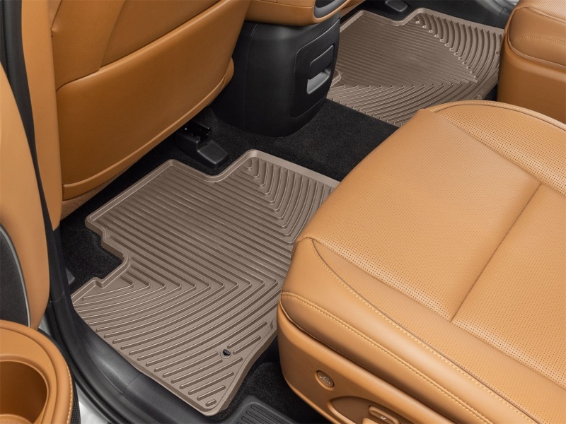 WT Rubber Mats - Rear - Tan
