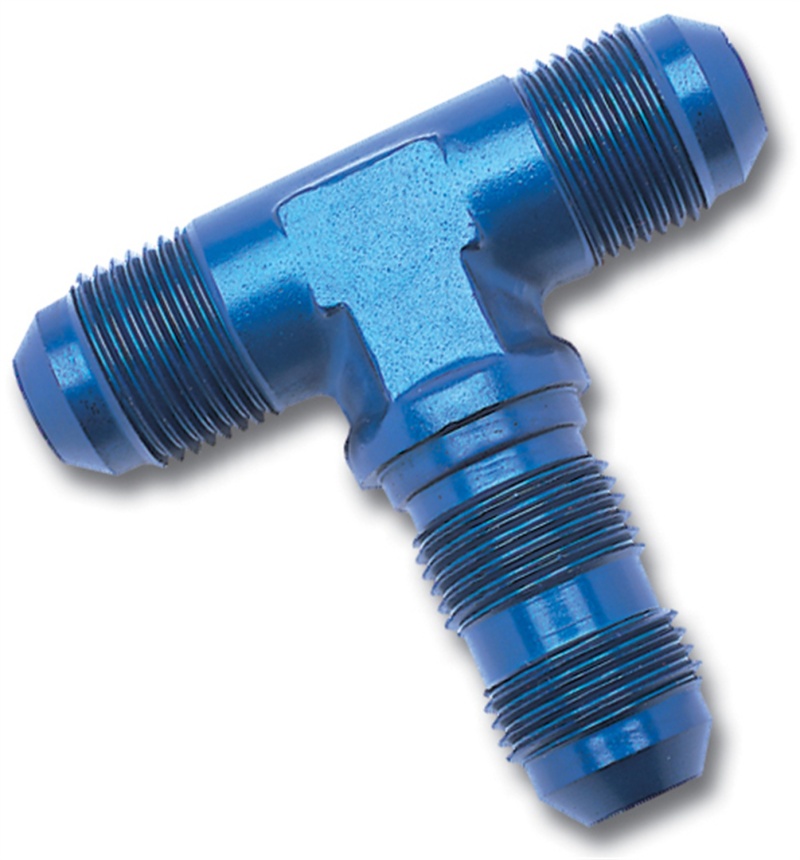 Russell Performance -8 AN Flare Bulkhead Tee Fitting (Blue) thumbnail 6