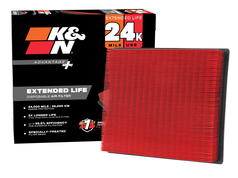 K&N Advantage Plus Air Filter 24K Miles Toyota Tundra V8-4.6L F/I 14-23 thumbnail 3