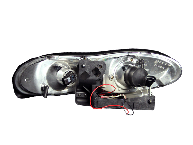 ANZO 1998-2002 Chevrolet Camaro Projector Headlights w/ Halo Chrome thumbnail 8