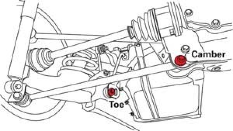 SPC Performance 01-05 Toyota Rav4 Camber/Toe Bolt Kit thumbnail 9