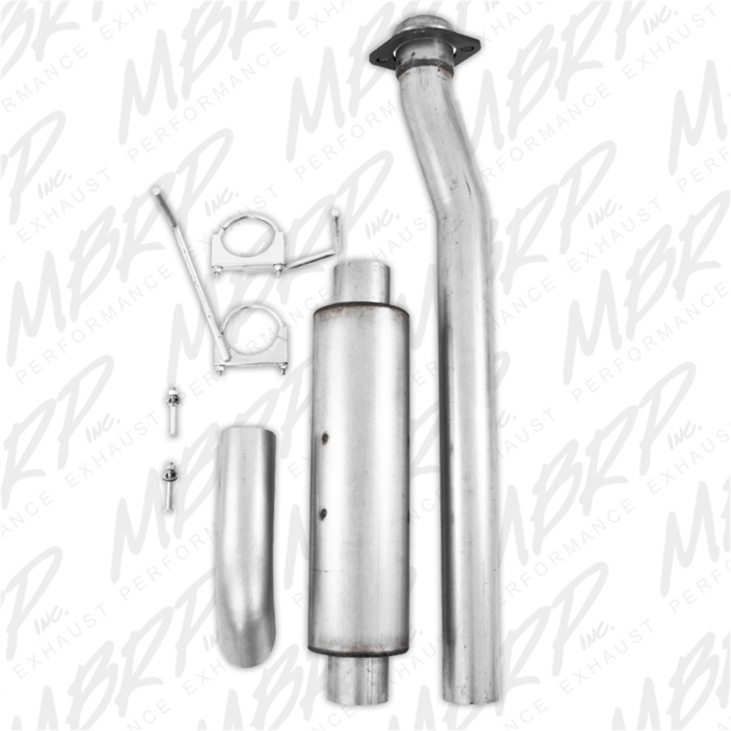 MBRP 11-12 Ford F-150 SVT Raptor 6.2L EC-SB/CC-SB 3.5in Cat Back Single Turn Down Alum Exhaust thumbnail 7