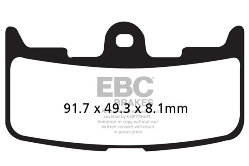 EBC 02-07 Buell Firebolt XB9R Front Left Sintered HH/R Brake Pads