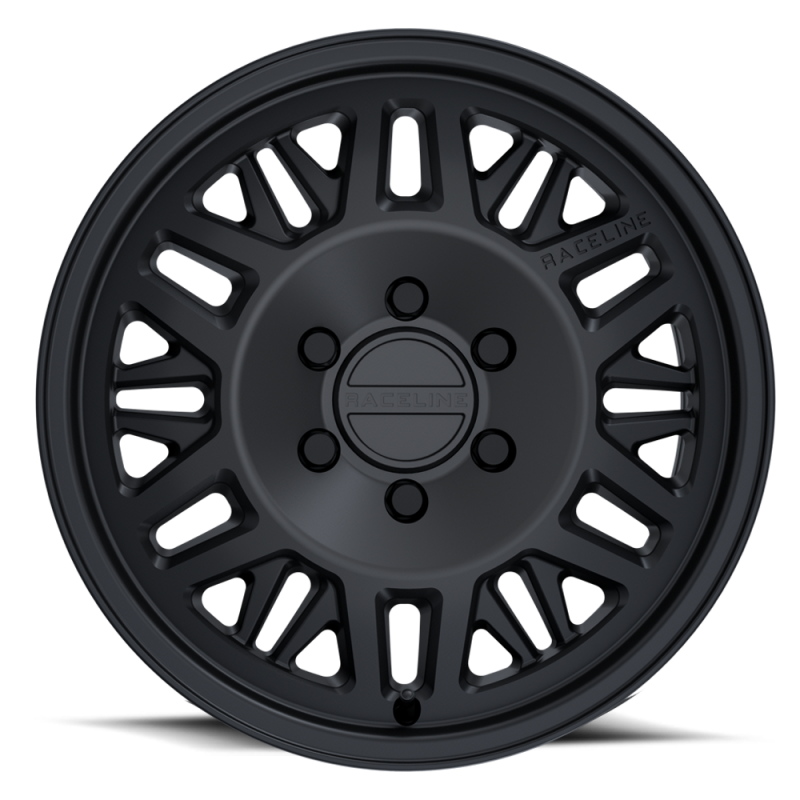 Raceline 451B Ryno 17x7.5in / 5x130 BP / 50mm Offset / 78.1mm Bore - Satin Black Wheel thumbnail 3