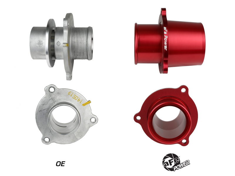 BladeRunner Turbo Muffler Delete for OE Charge Pipe Red