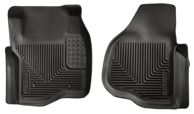 Husky Liners 11-12 Ford F250/F350/F450 Series Reg/Super/Crew Cab X-Act Contour Black Floor Liners thumbnail 7