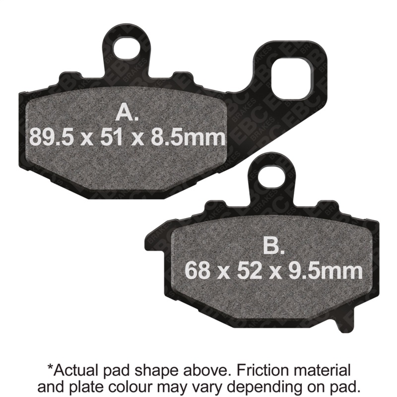 EBC 1993 Kawasaki ZR 550 Zephyr Rear Left/Right Sintered R/HH Brake Pads