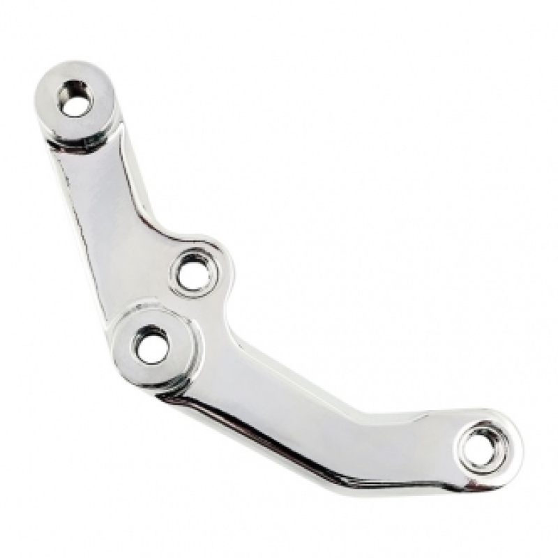 Performance Machine 00-Up HD Front Bracket Assembly - Alum - Chrome