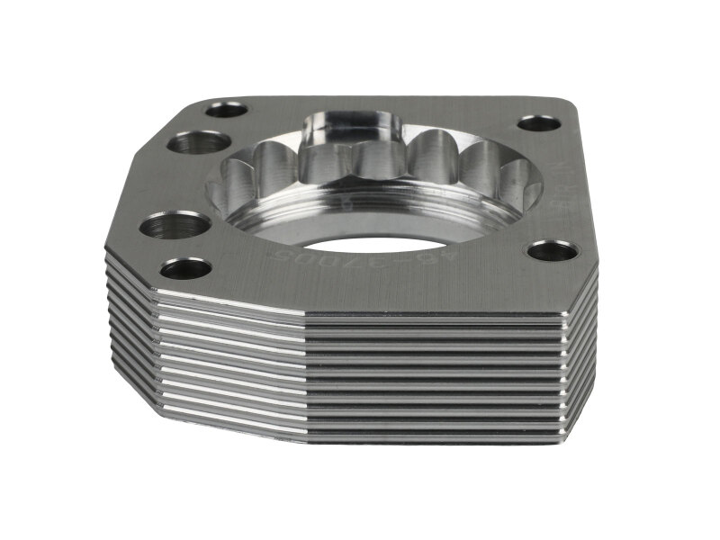 aFe 00-03 Honda S2000 L4 2.0L Silver Bullet Throttle Body Spacer - Silver thumbnail 8