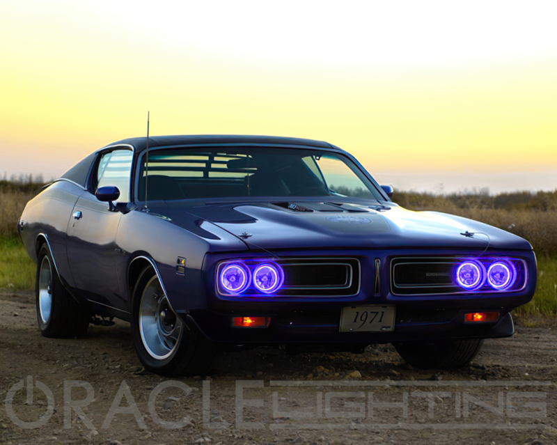 Oracle Pre-Installed Lights 5.75 IN. Sealed Beam - UV/Purple Halo thumbnail 6