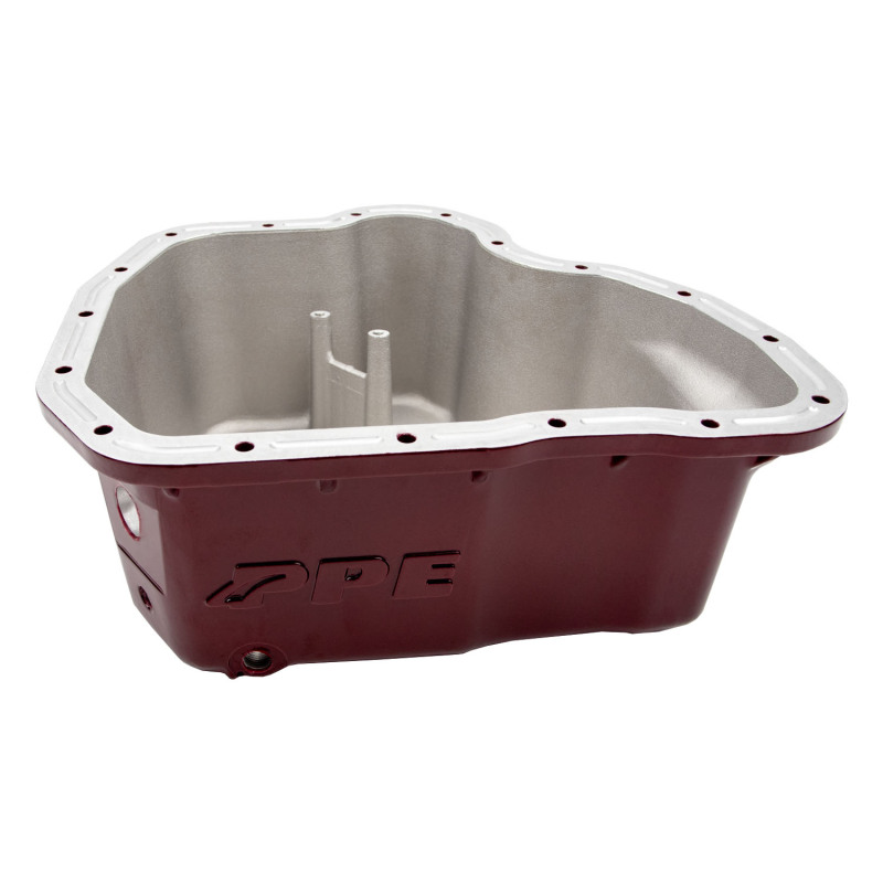 Wehrli 01-10 GM Duramax WCFab X PPE High Capacity Aluminum Oil Pan - Cat Yellow thumbnail 4