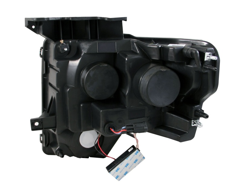 ANZO 2009-2014 Ford F-150 Projector Headlights w/ Halo Black (CCFL) G2 thumbnail 6