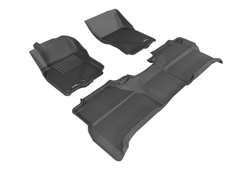 3D MAXpider 05-19 Nissan Frontier Crew Cab Kagu Black Full Set (2 EYELETS) thumbnail 2