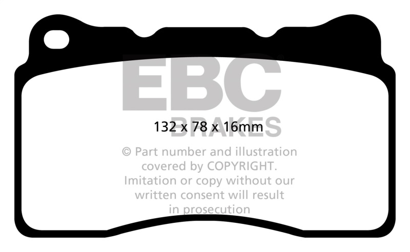 EBC S4 Brake Pad and Rotor Kit (1x ebcDP32093C, 1x ebcUSR7745) thumbnail 5