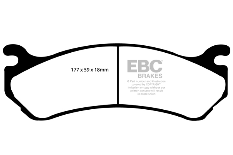 EBC S15 Brake Pad and Rotor Kit (1x ebcED91304, 1x ebcUSR7210) thumbnail 8