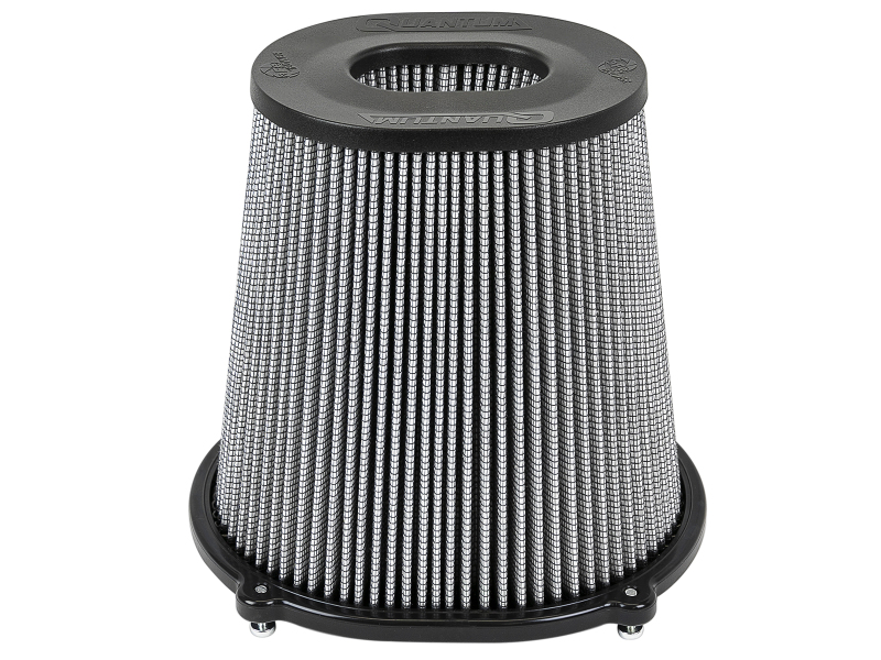 aFe Quantum Pro DRY S Air Filter Inverted Top - 5in Flange x 9in Height - Dry PDS thumbnail 2