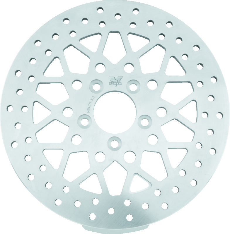 Twin Power 08-Up FLH FLT Rear 11.8 Solid Rotor Mesh
