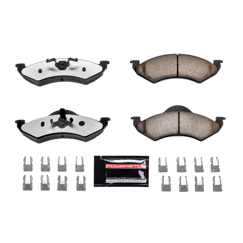 Power Stop 00-02 Dodge Dakota Front Z36 Truck & Tow Brake Pads w/Hardware thumbnail 2