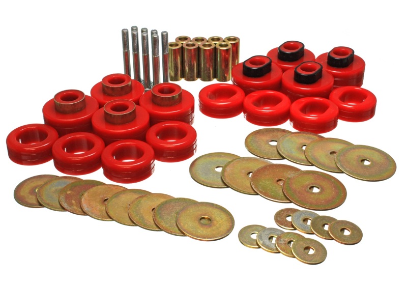 Energy Suspension Cab Mount Set - Club Cab - Red thumbnail 5