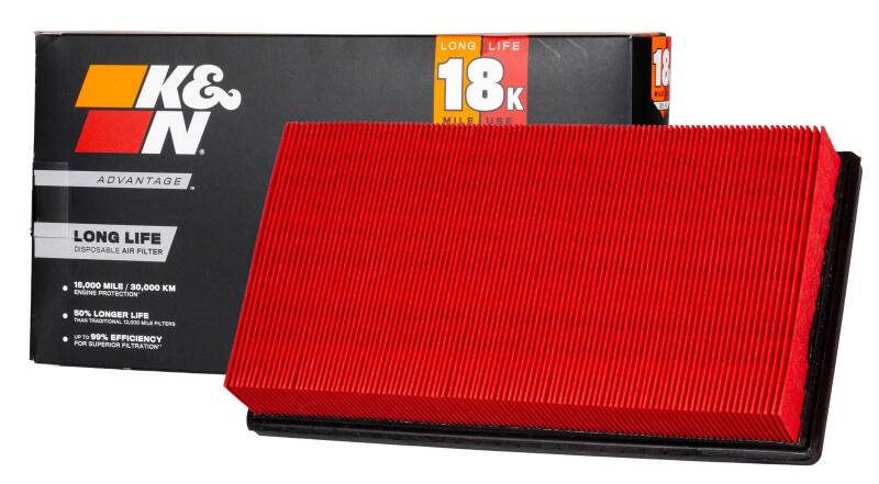 K&N Advantage Air Filter 18K Miles Volkswagen Atlas V6-3.6L F/I 18-26 thumbnail 3
