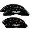 MGP 4 Caliper Covers Engraved Front & Rear GMC Black finish silver ch thumbnail 8