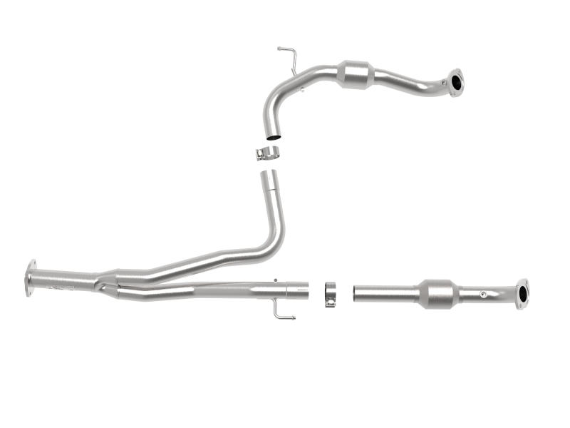 aFe Power Twisted Steel Y-Pipe w/ Cat SS 16-20 Toyota Tacoma V6 3.5L (4WD Only) thumbnail 8