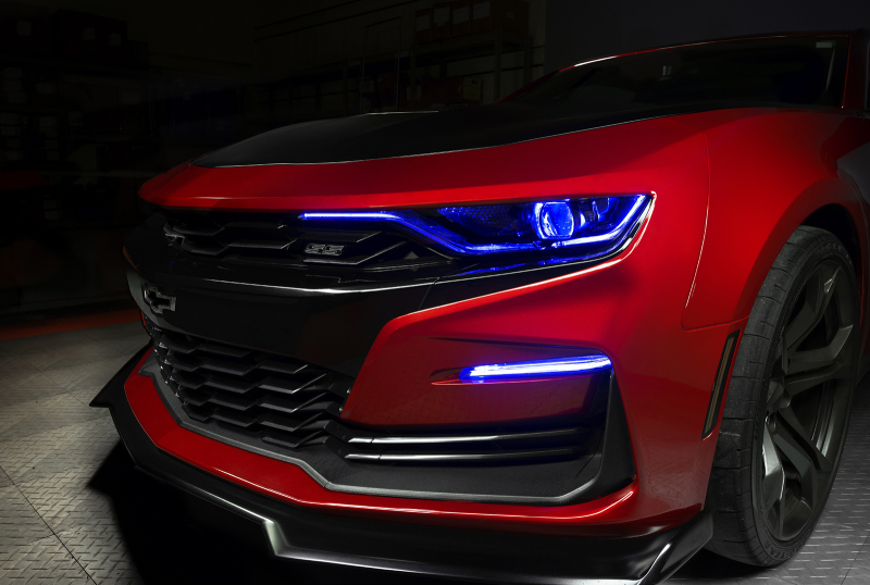 Oracle 19-21 Chevy Camaro SS/RS RGBW+A Headlight DRL Upgrade Kit - ColorSHIFT 2 thumbnail 9