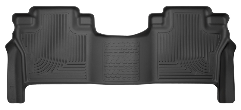 Husky Liners 2016 Nissan Titan XD Crew Cab WeatherBeater 2nd Row Black Floor Liners thumbnail 4
