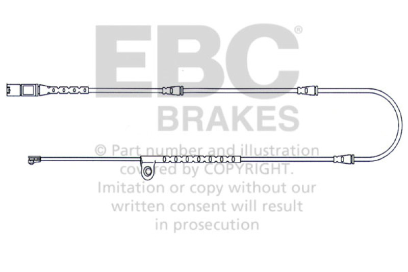 EBC 2010-2014 BMW X5 4.4L Twin Turbo Front Wear Leads thumbnail 3