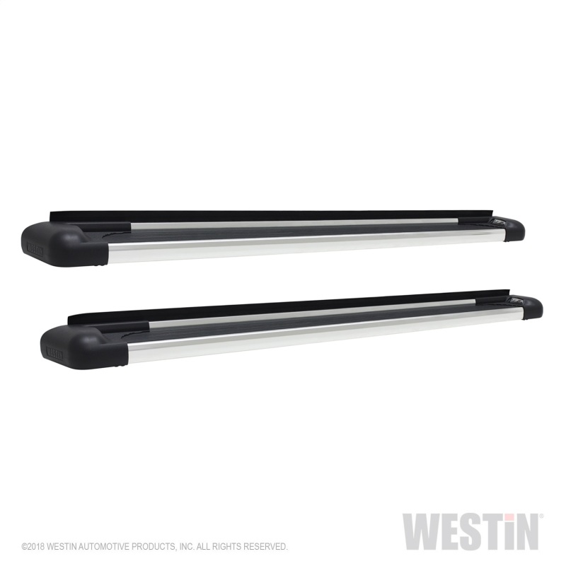 Westin SG6 Polished Aluminum Running Boards 85.5 in - Polished thumbnail 2