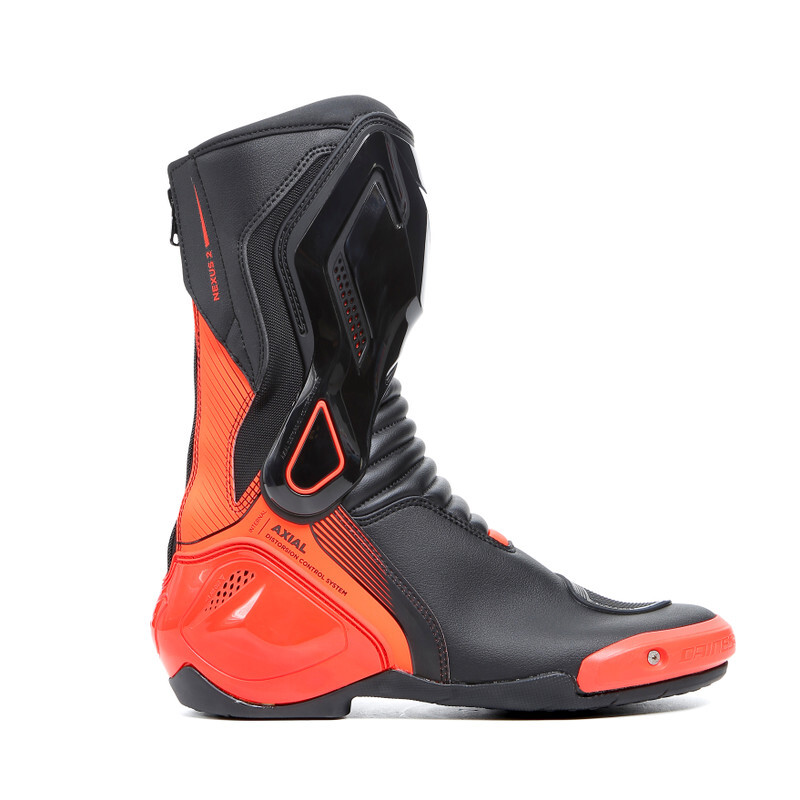 Dainese 201795229-628-40 Nexus 2 Boots Black/Fluorescent-Red Size