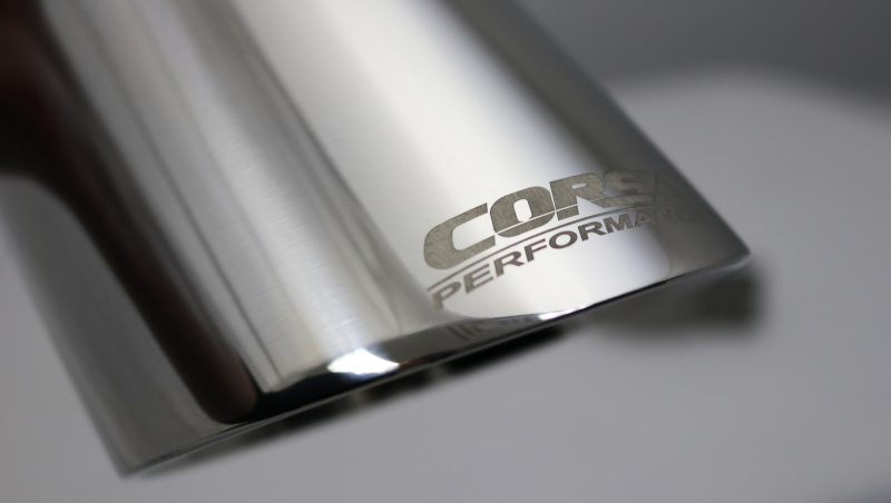 Corsa Single Universal 3.0in Inlet / 4in Outlet Polished Pro-Series Tip Kit thumbnail 6