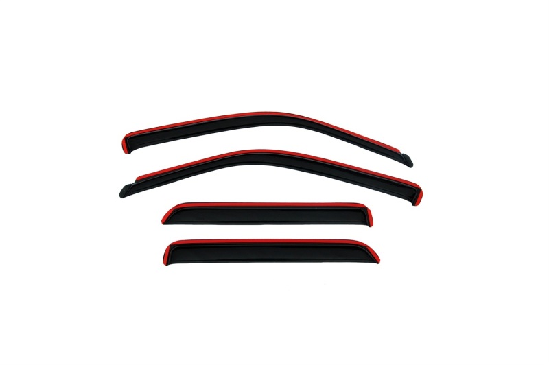 AVS 98-01 GMC Envoy Ventvisor In-Channel Front & Rear Window Deflectors 4pc - Smoke thumbnail 2