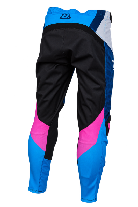 Answer Syncron Raceday Pants Dark Blue/Cyan/Grey/Purple Size 34 (550613)