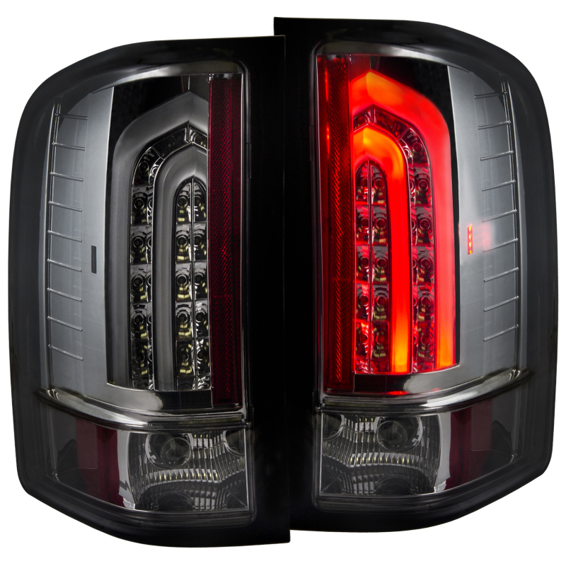 ANZO 2007-2013 Chevrolet Silverado 1500 LED Taillights Smoke G2 thumbnail 6