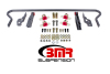BMR 11-14 S197 Mustang Rear Hollow 25mm Adj. Sway Bar Kit w/ Bushings - Black Hammertone thumbnail 3