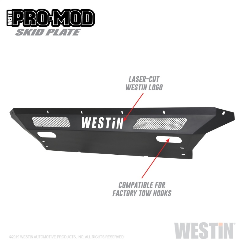 Westin 2020 Chevy Silverado 2500/3500 Pro-Mod Skid Plate - Textured Black thumbnail 5