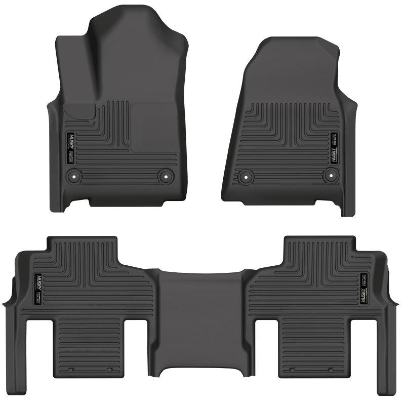 Husky Liners 2022 Jeep Grand Wagoneer Weatherbeater Black Front & 2nd Seat Floor Liners thumbnail 3
