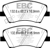 EBC Ultimax2 Brake Pad Sets