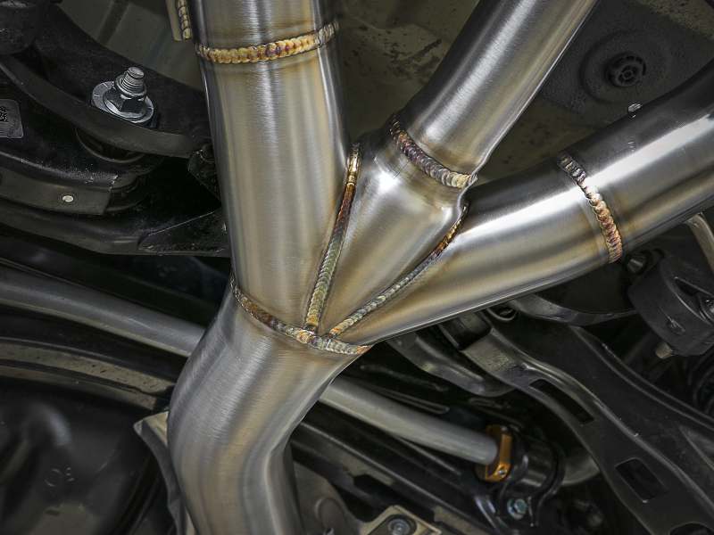 aFe Takeda 3in 304 SS Cat-Back Exhaust w/ Tri-Black Tips 17-18 Honda Civic Type R L4 2.0L (t) thumbnail 7