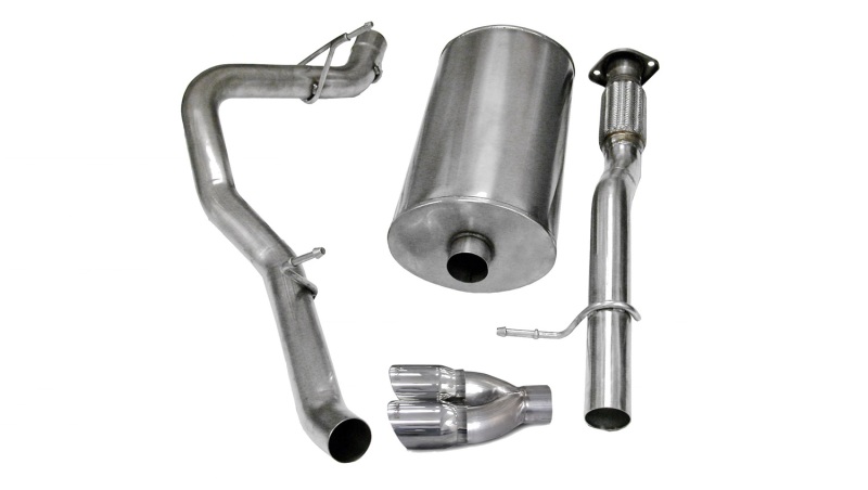 Corsa 2007-2008 Chevrolet Suburban 1500 5.3L V8 Polished Sport Cat-Back Exhaust thumbnail 4