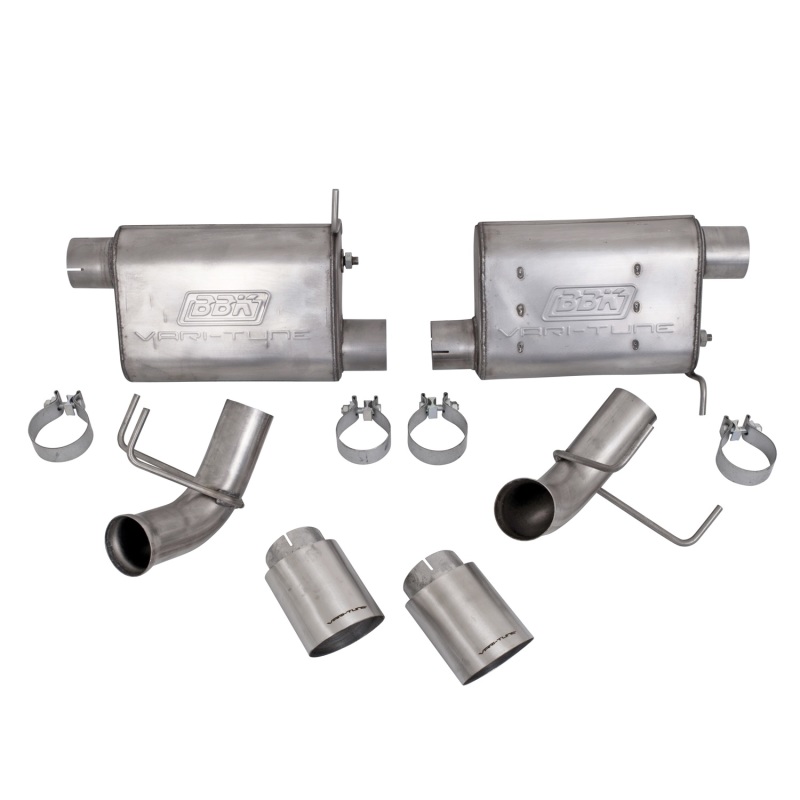 BBK 11-14 Mustang GT VariTune Axle Back Exhaust Kit (Stainless Steel) thumbnail 2