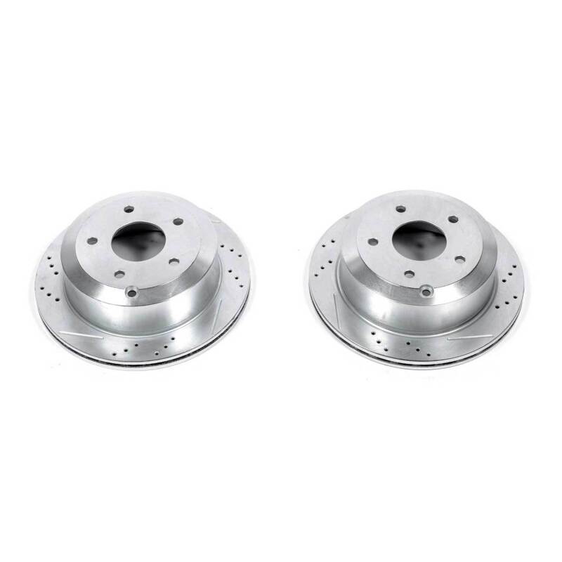 Power Stop 05-06 Pontiac GTO Rear Evolution Drilled & Slotted Rotors - Pair thumbnail 2