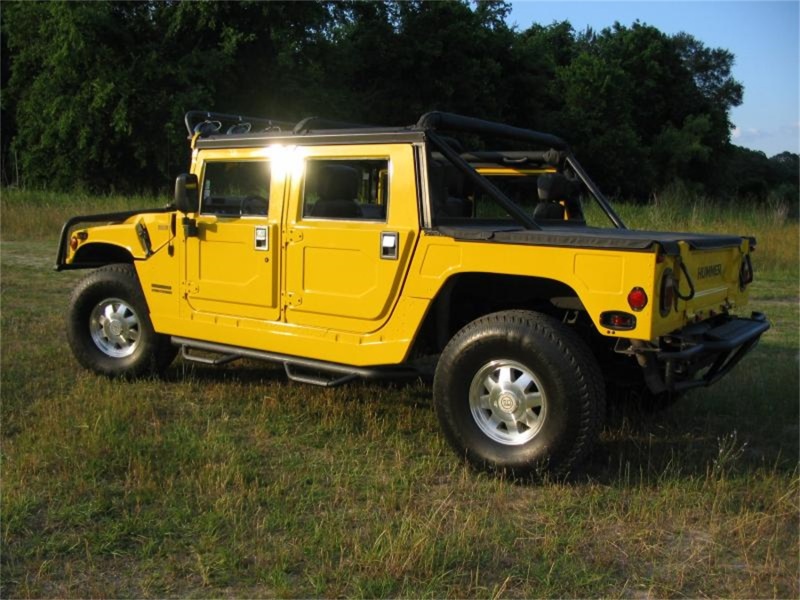 N-Fab Nerf Step 00-06 Hummer H1 SUV 4 Door - Gloss Black - W2W - 3in thumbnail 4