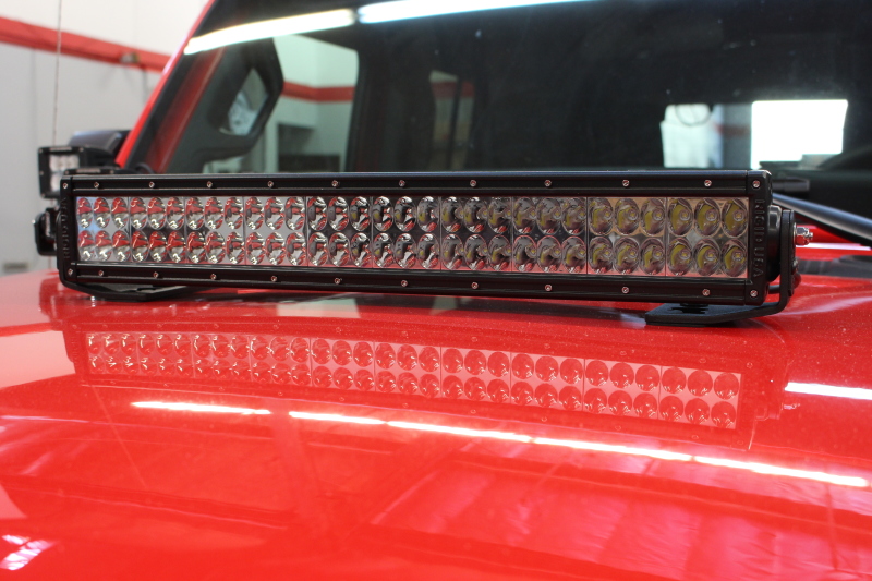 Go Rhino 18-20 Jeep Wrangler JL/JLU/Gladiator JT Light Mount - 20in Double Row thumbnail 3