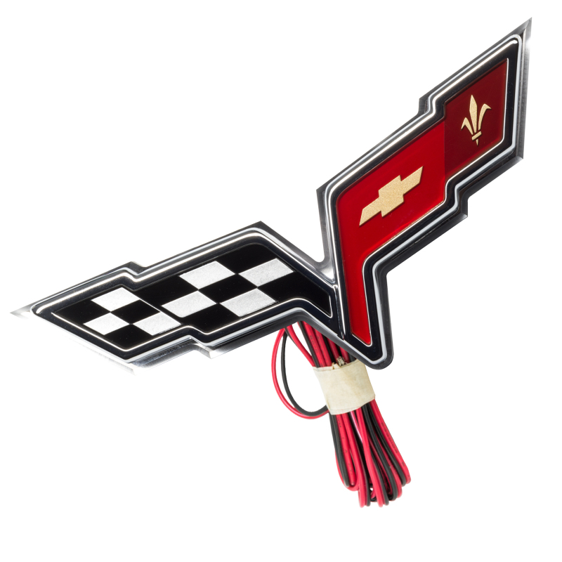 Oracle Chevrolet Corvette C6 Illuminated Emblem - White thumbnail 3