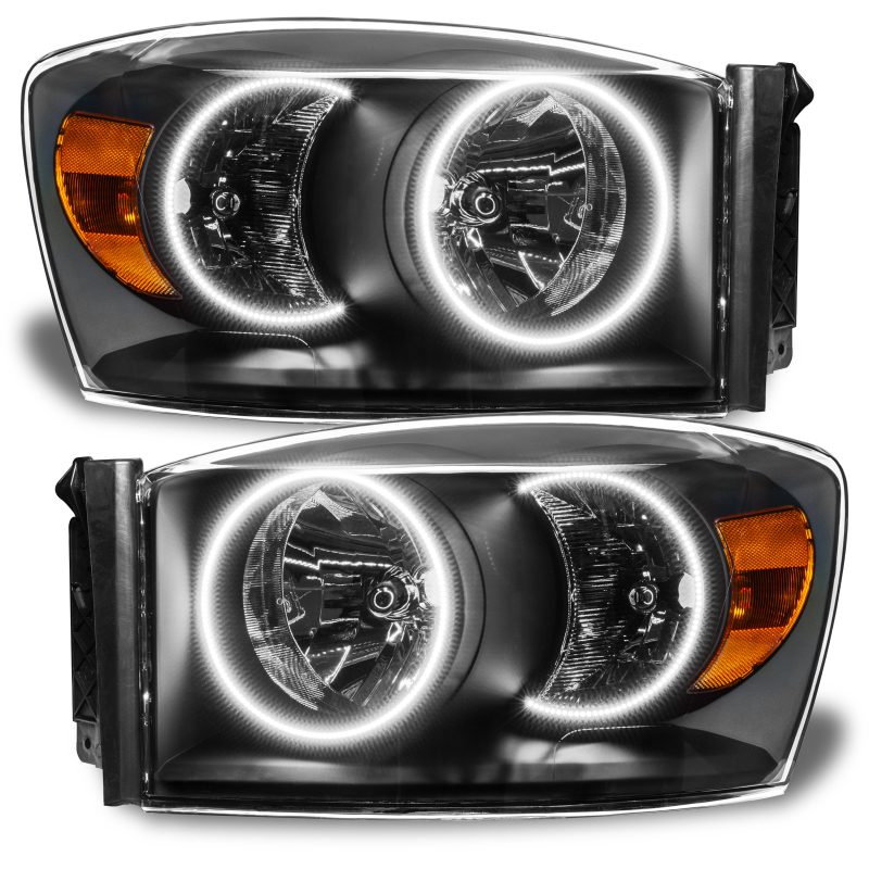 Oracle 07-08 Dodge Ram SMD HL - Black - White thumbnail 6