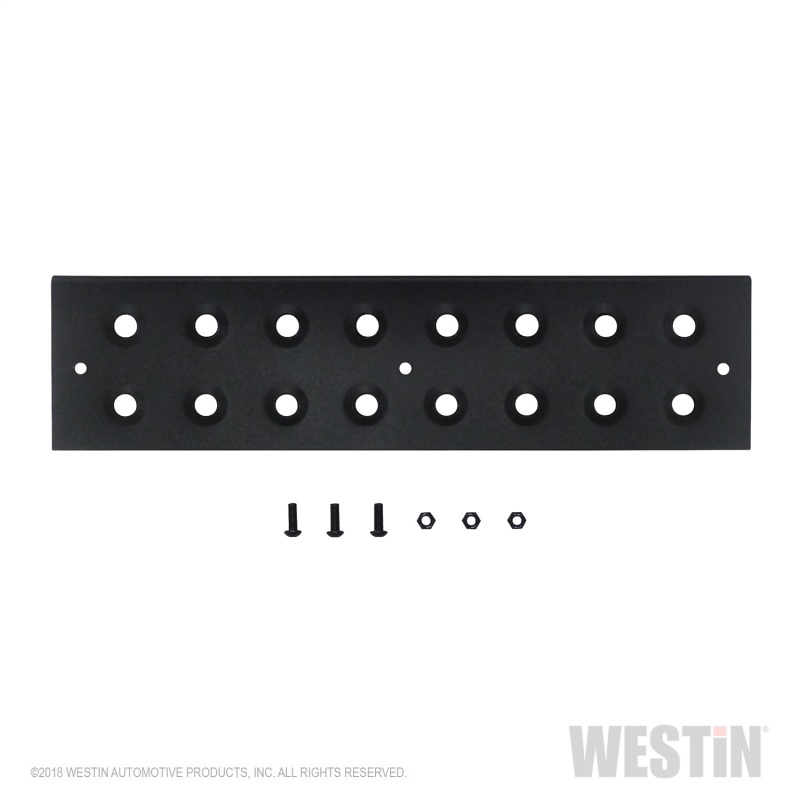 Westin Replacement service kit includes 15.5 inch die stamped step pad and fasteners - Black thumbnail 9
